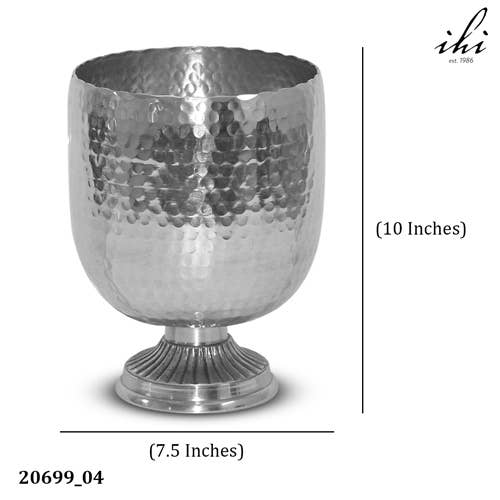 Hammered Pedestal Wine Chillers