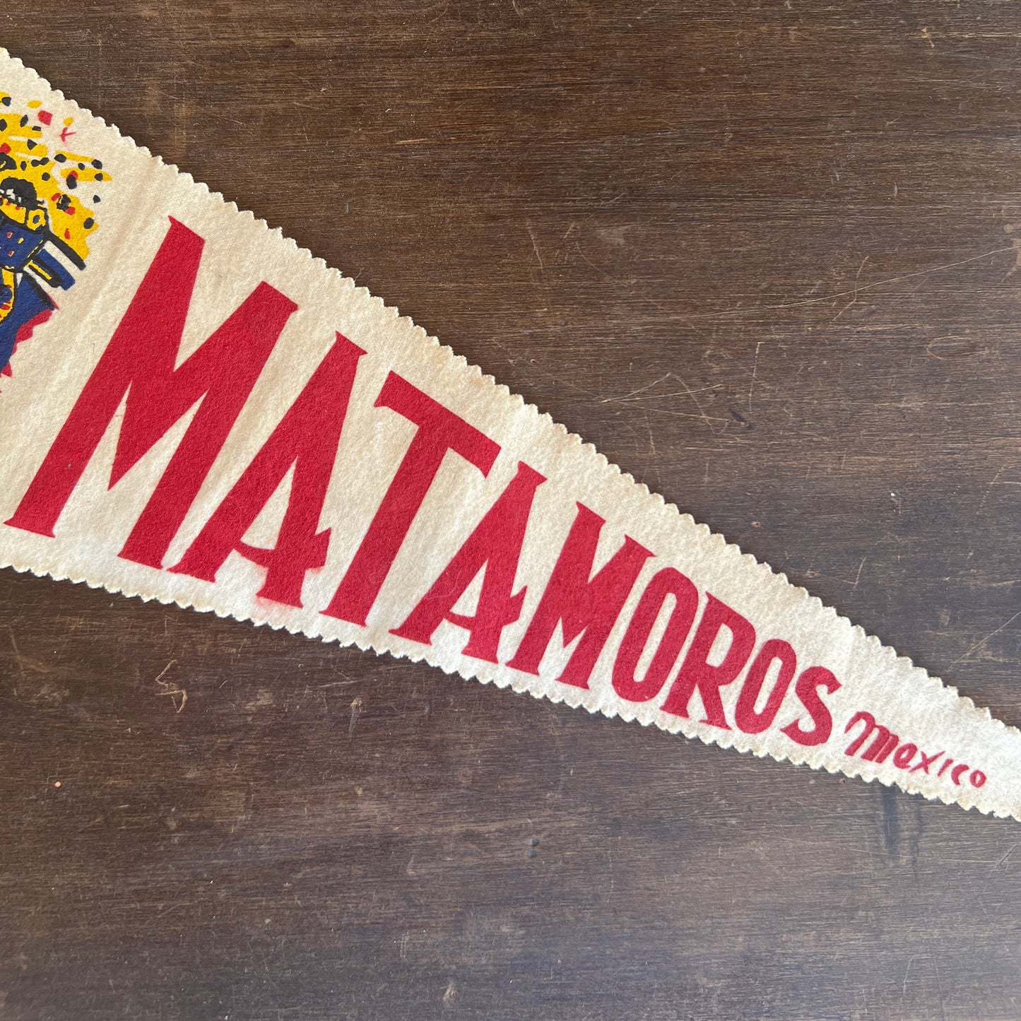 Matamoros Bull Fighting Flag
