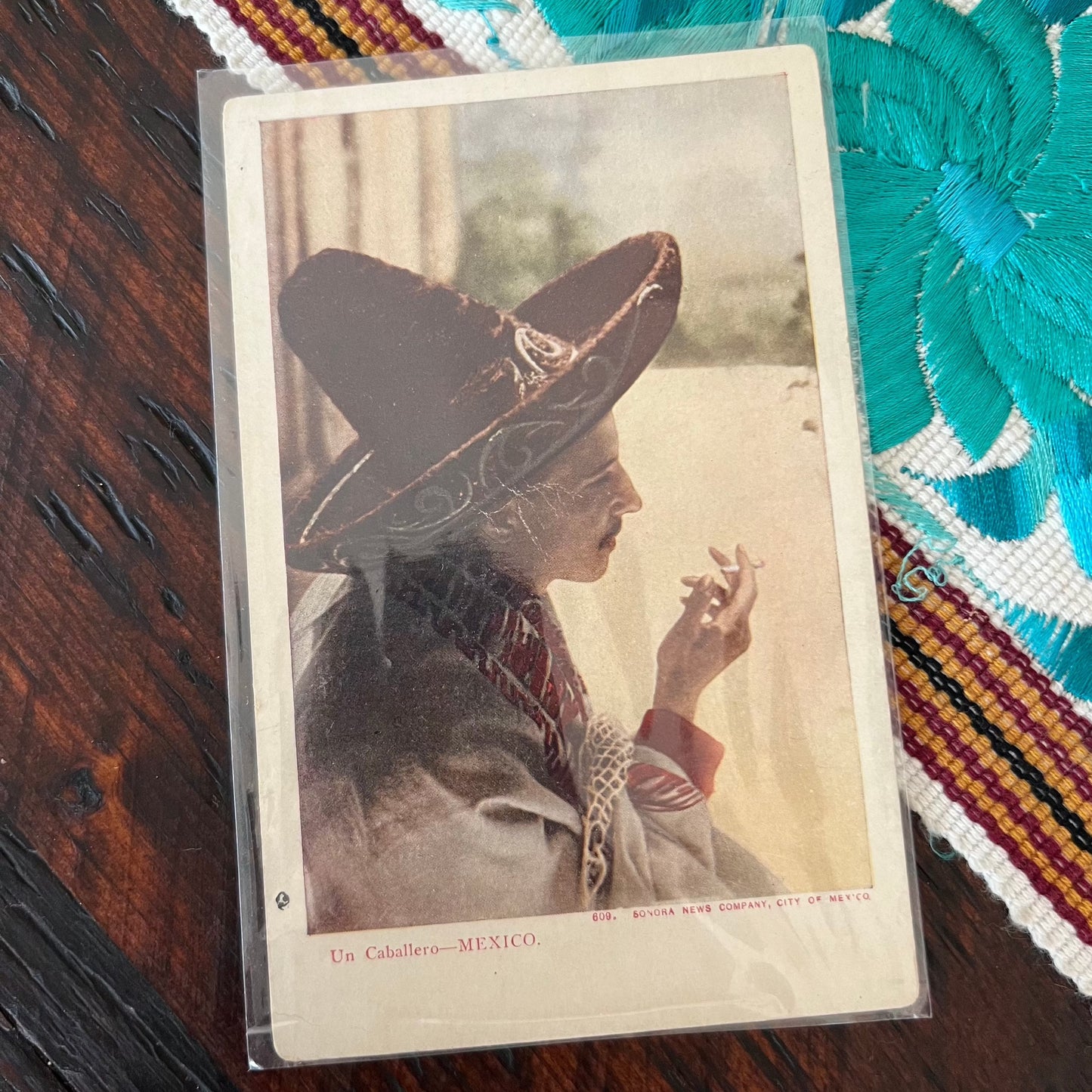 Smoking Caballero Postcard