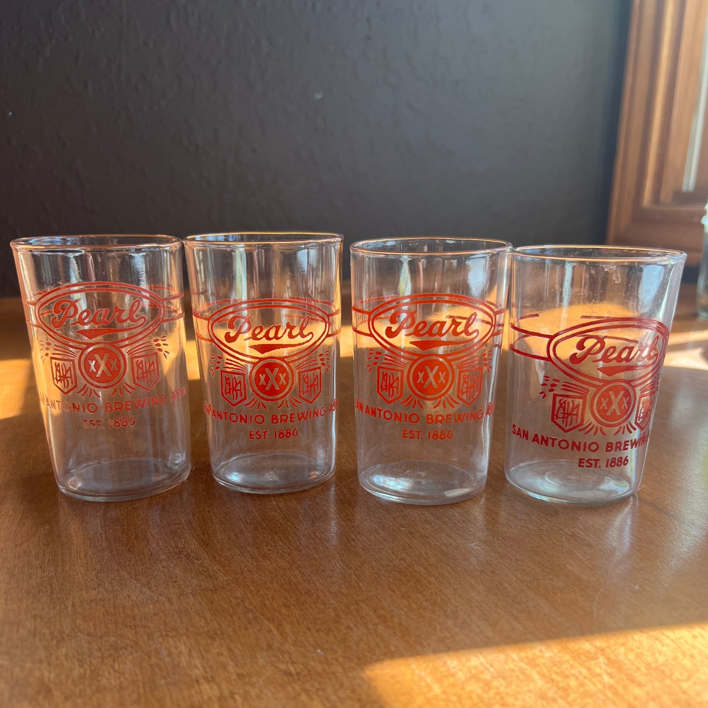 Pearl Beer Shell Tasting Glass Set