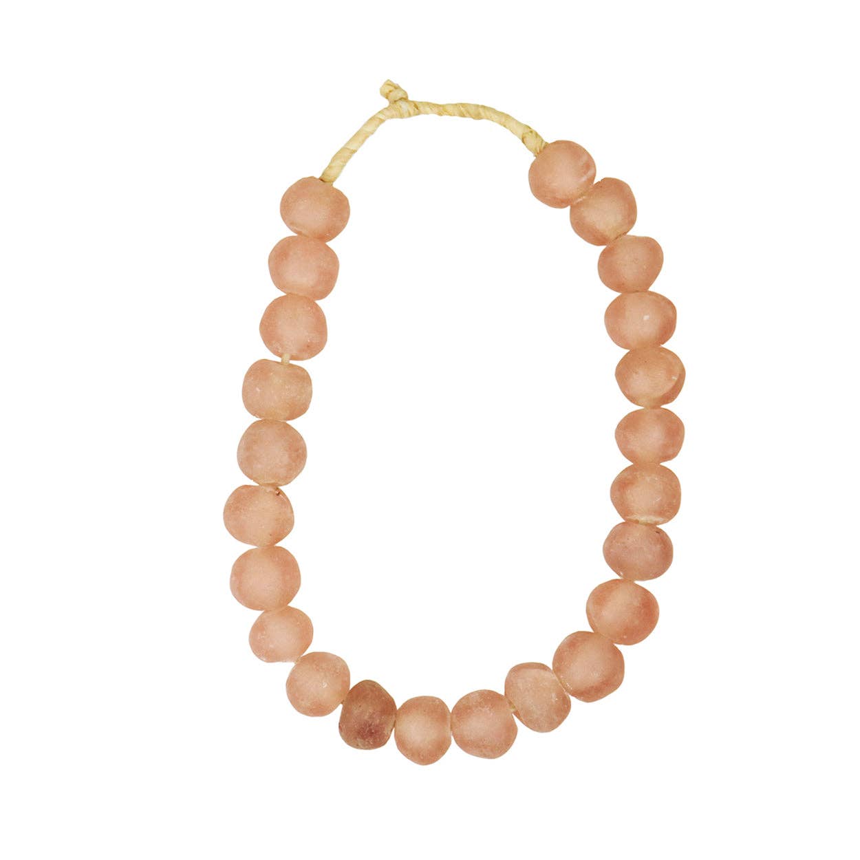 Recycled Pink African Glass Beads
