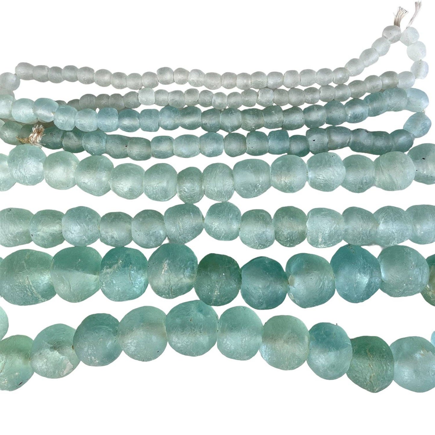 Recycled African Turquoise Glass Beads