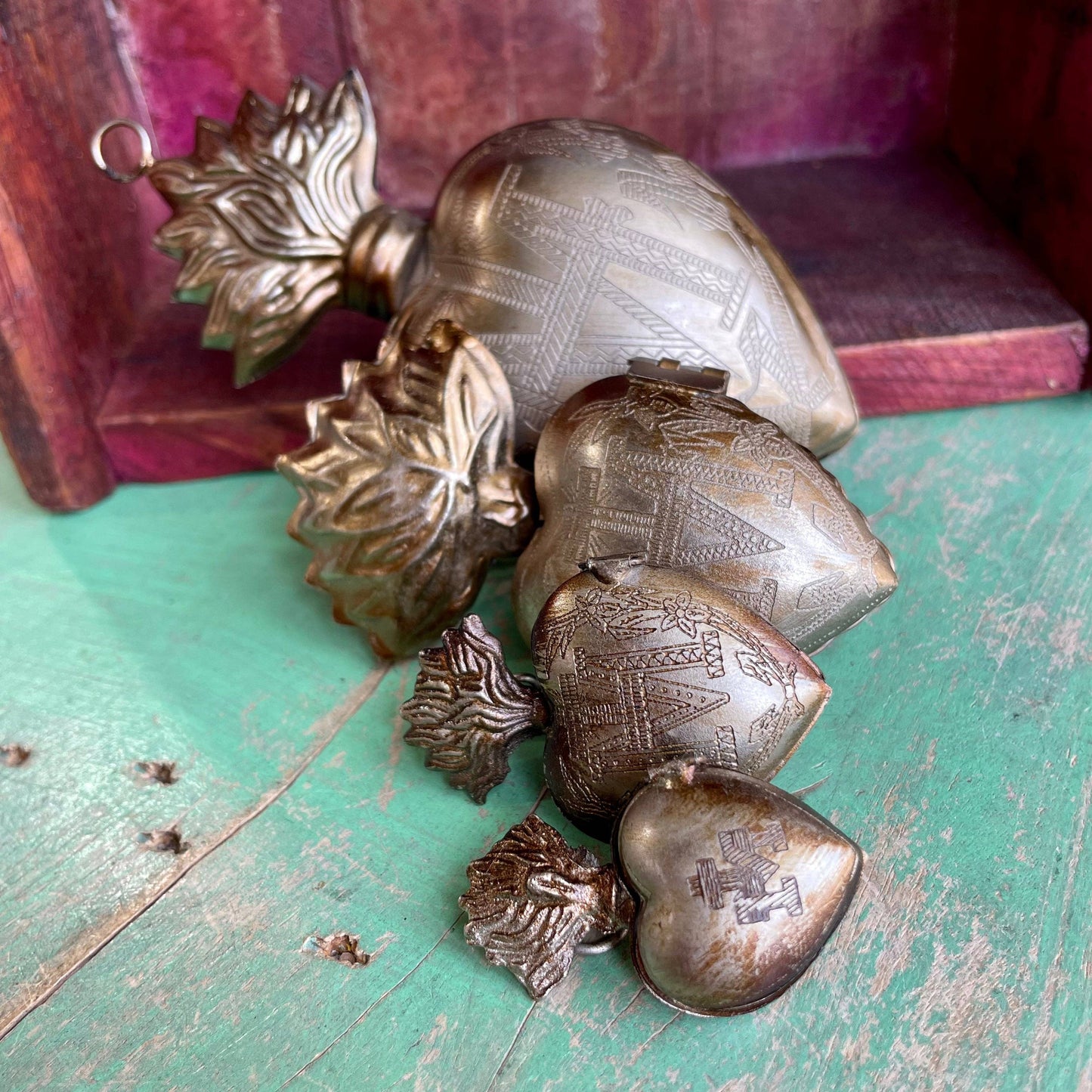 Sacred Heart Locket Boxes