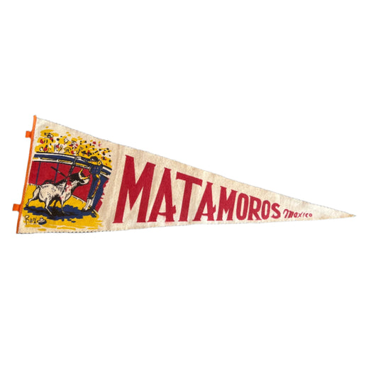 Matamoros Bull Fighting Flag