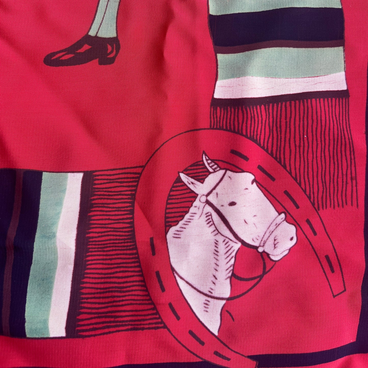 Mexican Red Sombrero Dancers Scarf