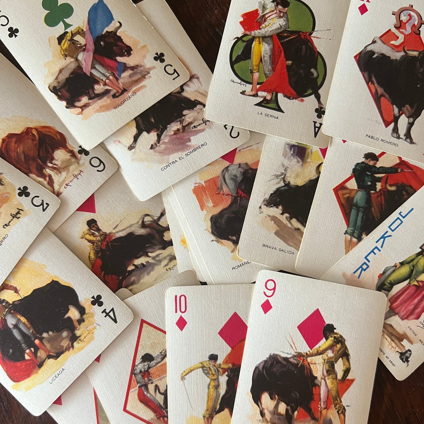 Baraja Taurina Bull Fighting Playing Cards