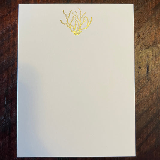Seaweed Foil Pressed Notecards