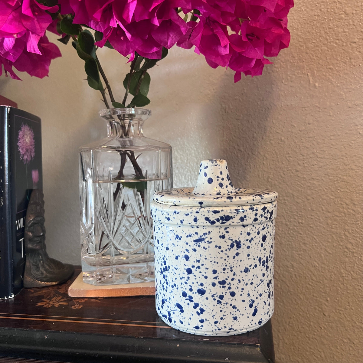 Stoneware Cheese Crock