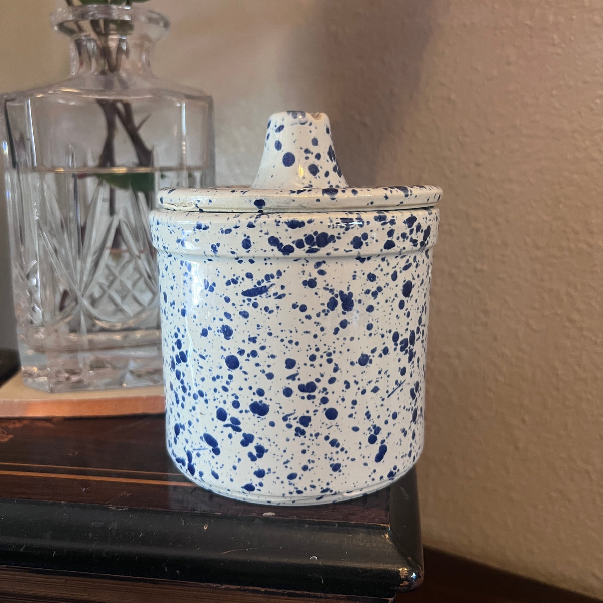 Stoneware Cheese Crock