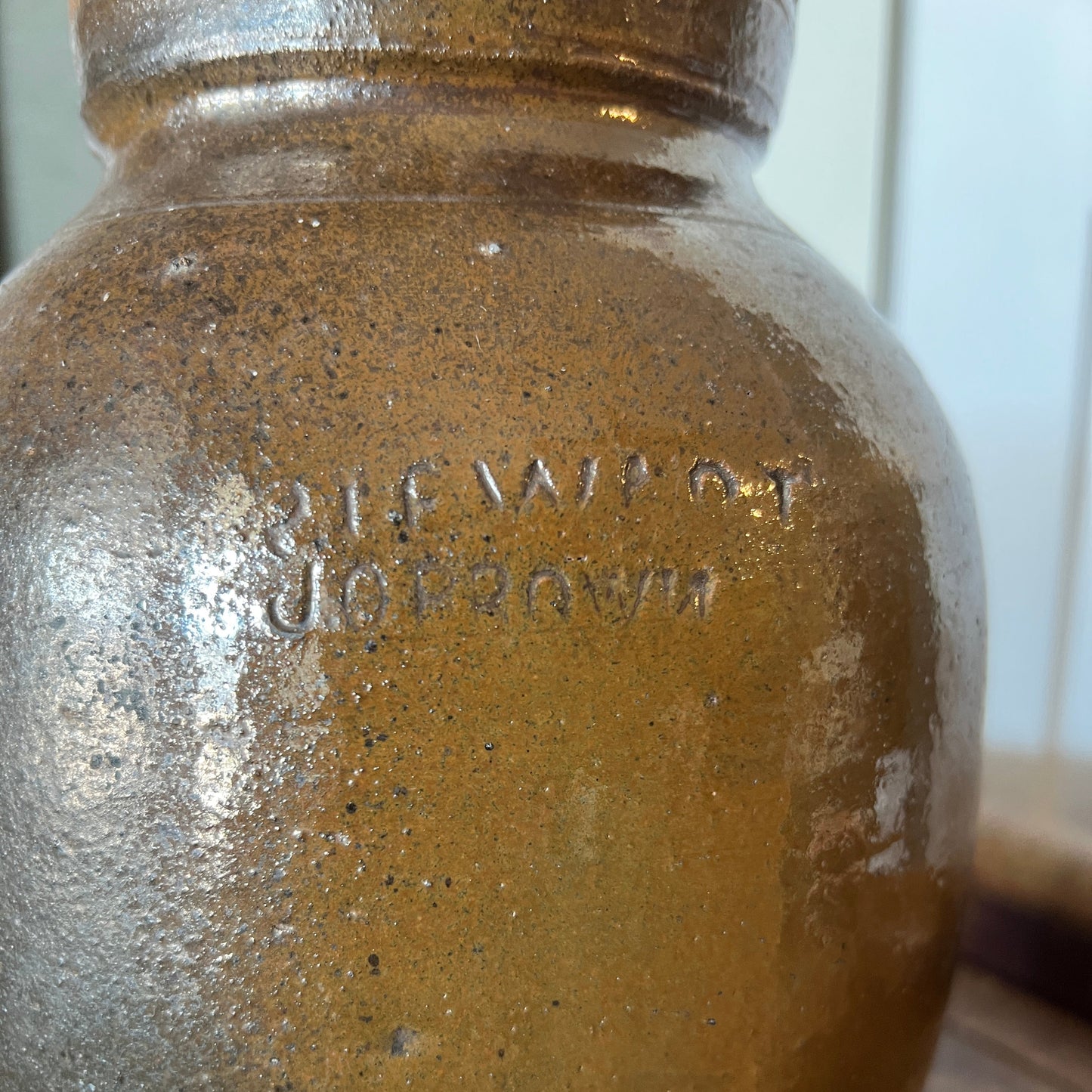 Salt Glaze Stoneware Pot