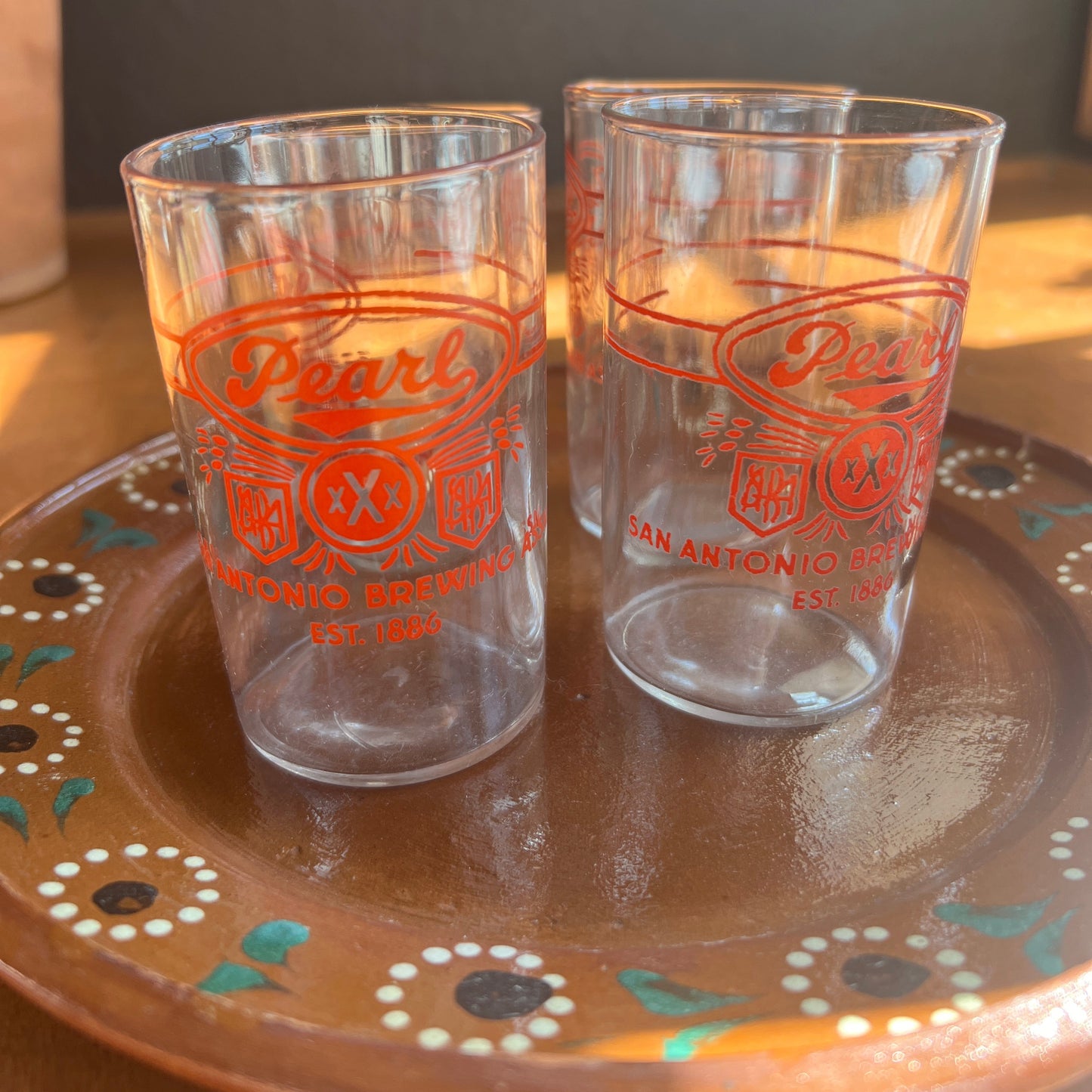 Pearl Beer Shell Tasting Glass Set