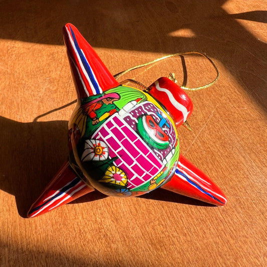 Hand Painted Piñata Talavera Ornament