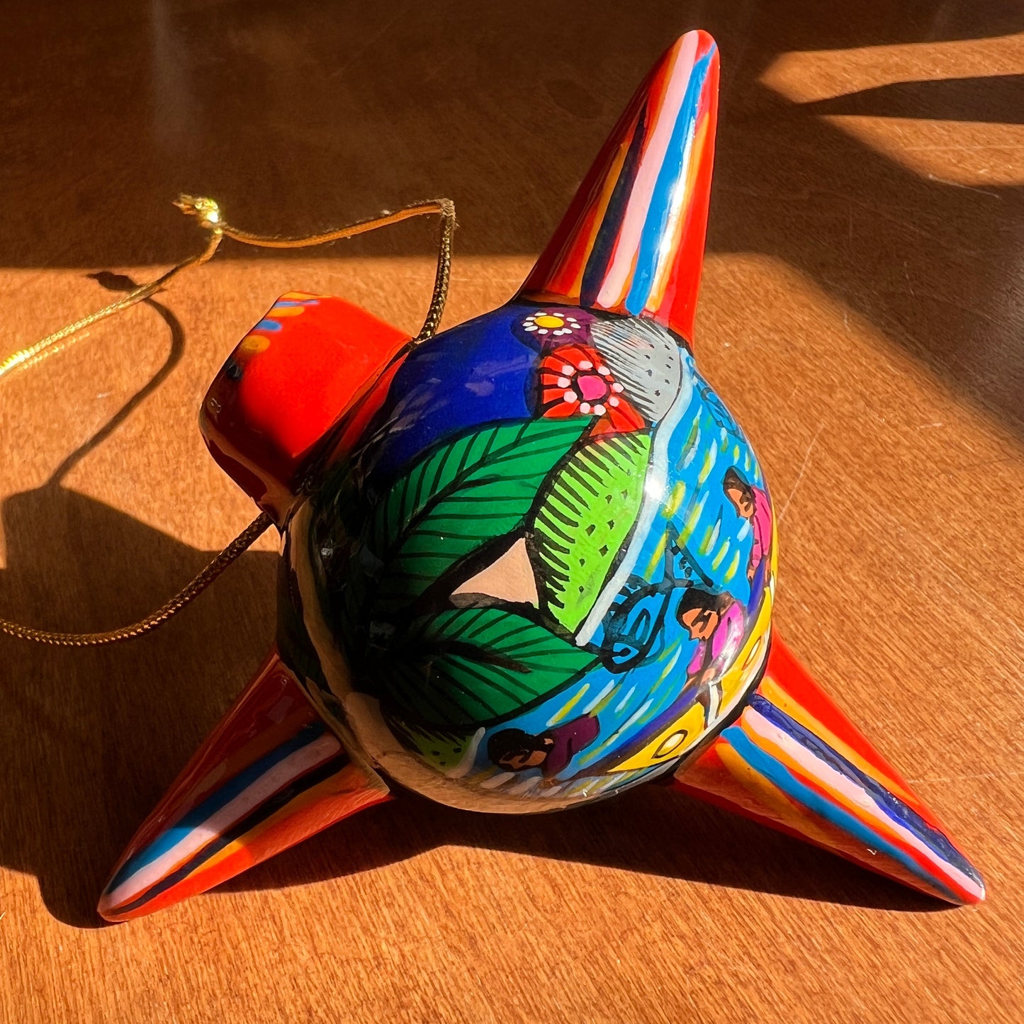 Hand Painted Piñata Talavera Ornament