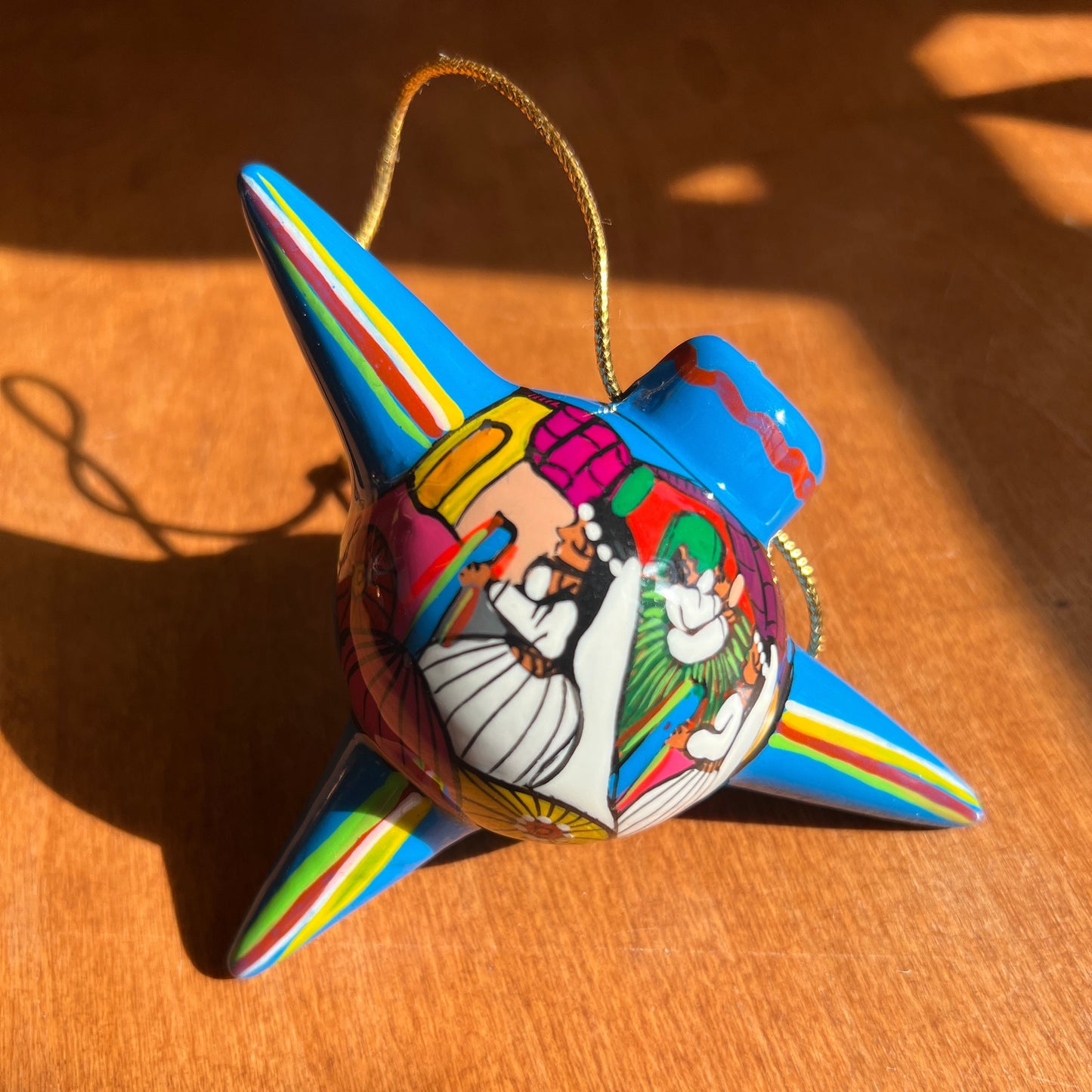 Hand Painted Piñata Talavera Ornament