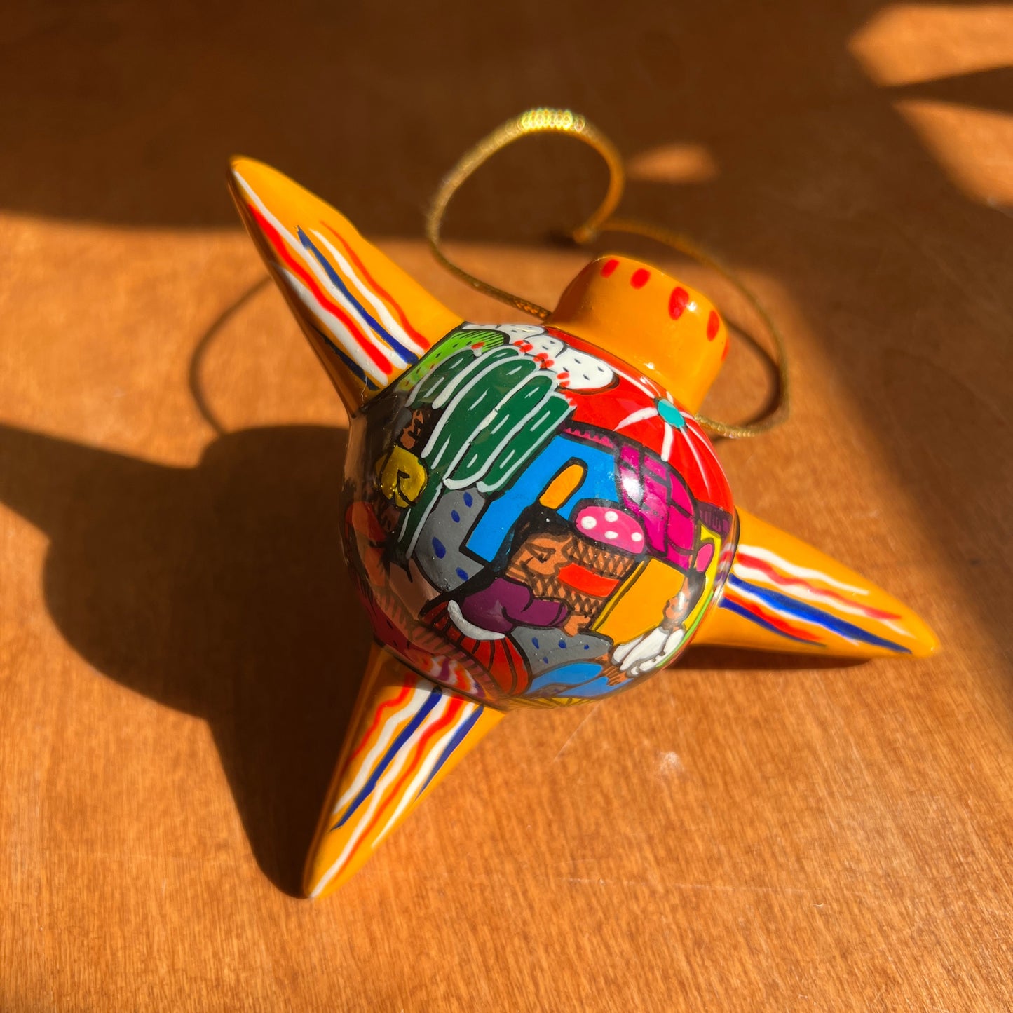 Hand Painted Piñata Talavera Ornament
