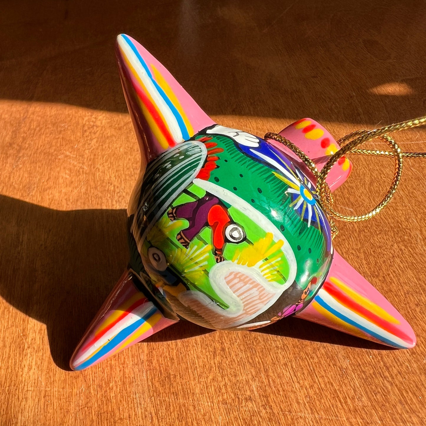Hand Painted Piñata Talavera Ornament