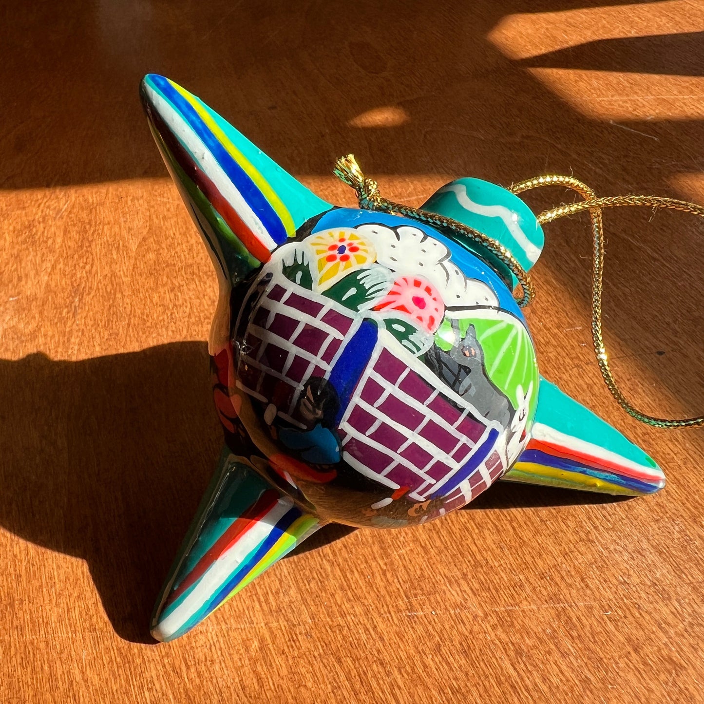 Hand Painted Piñata Talavera Ornament