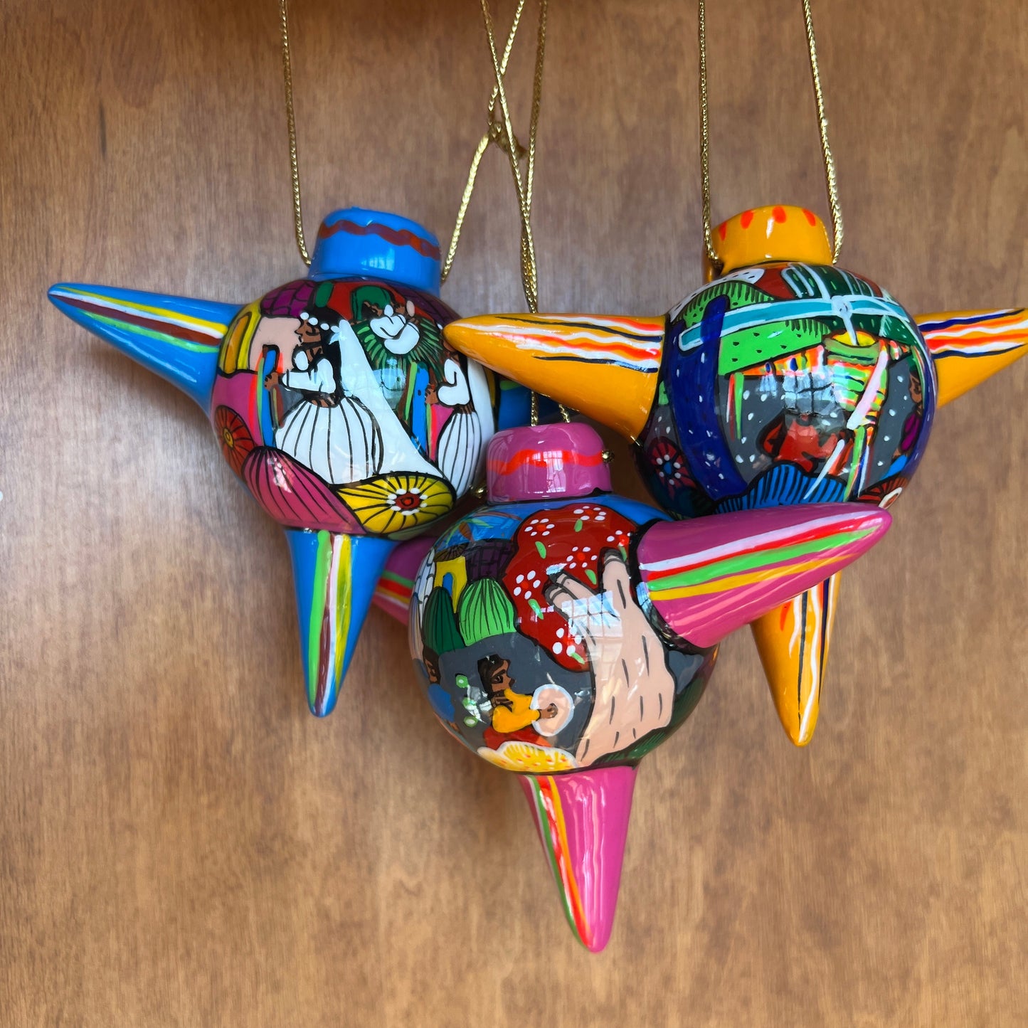 Hand Painted Piñata Talavera Ornament