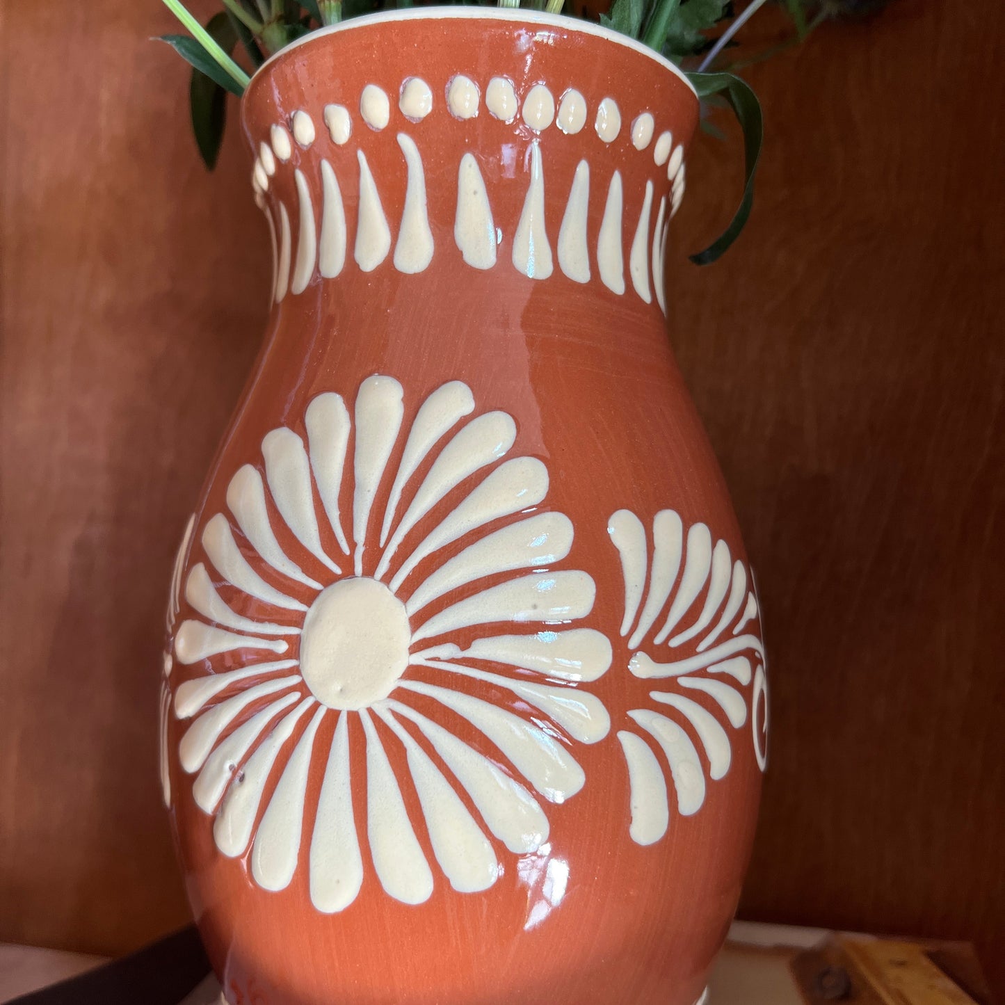 Floral Talavera Vase
