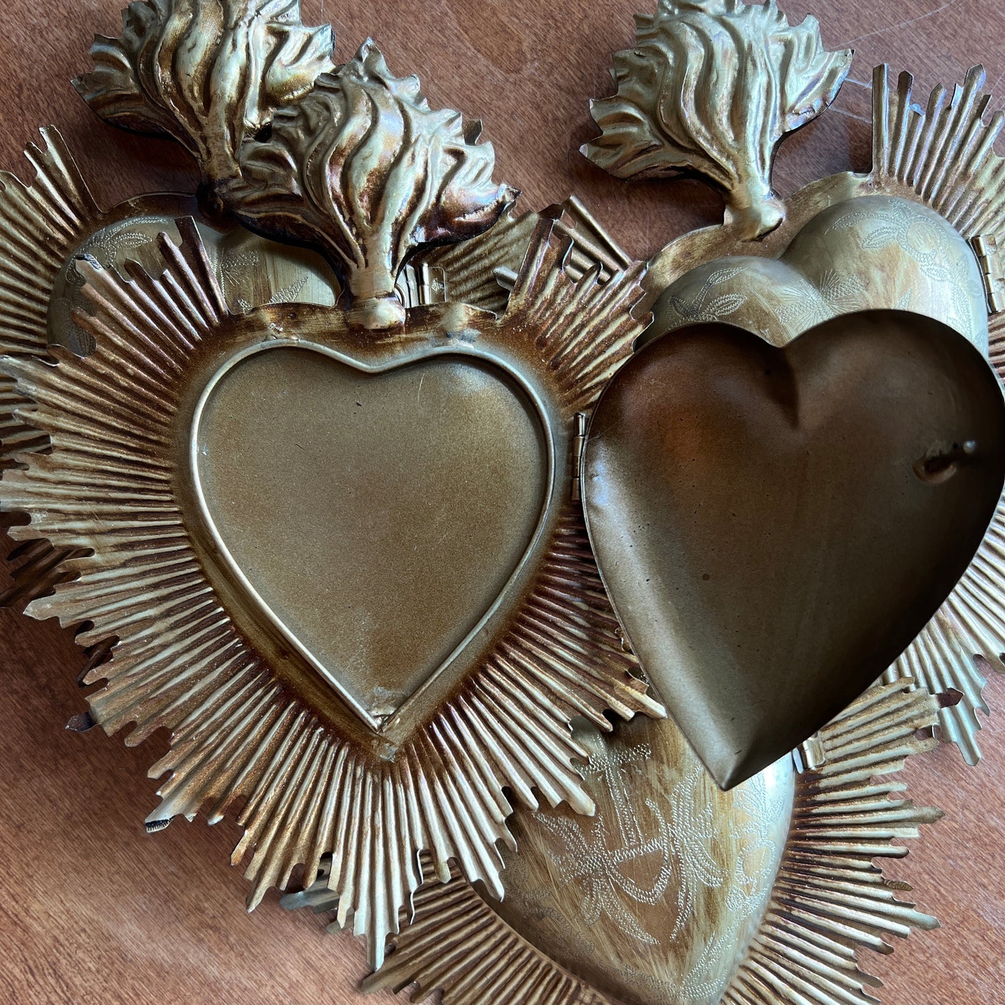 Flaming Sacred Heart Box