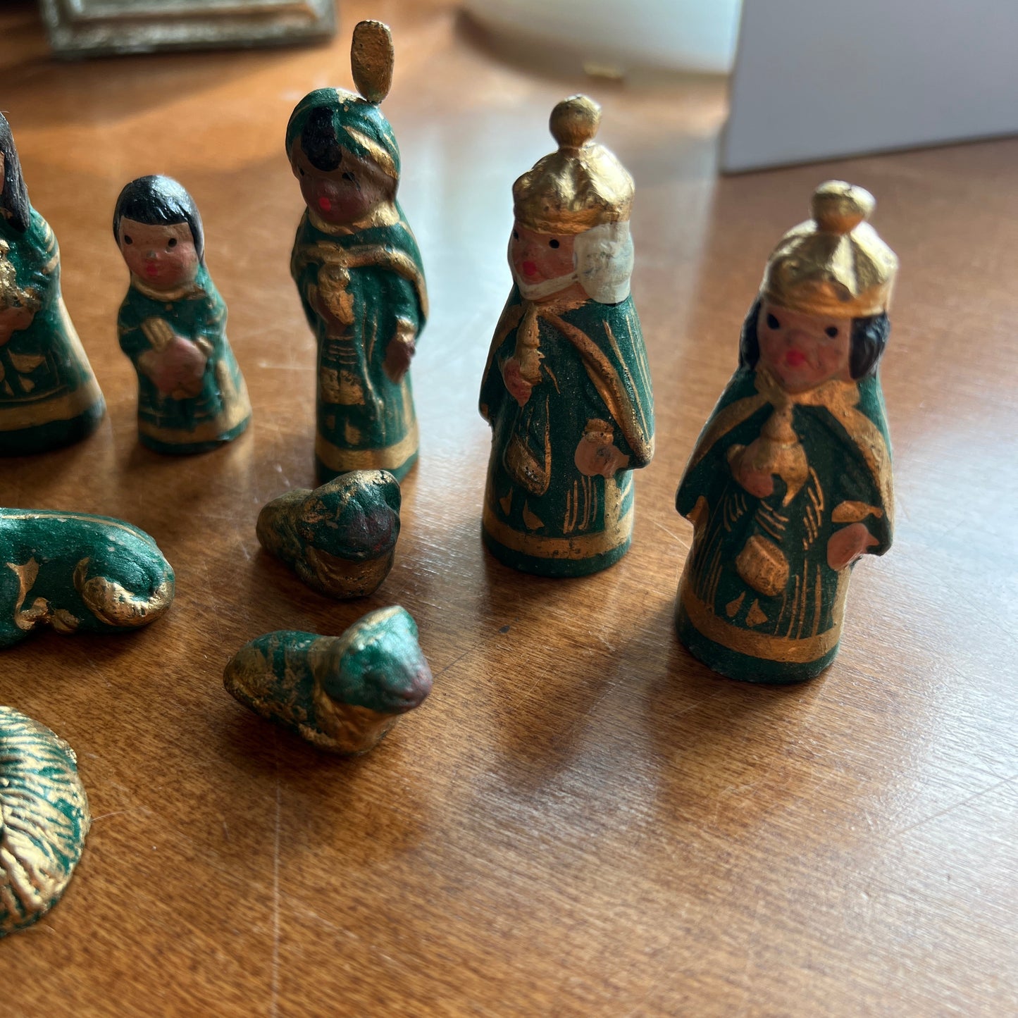 Vintage Mexican Tonala Nativity
