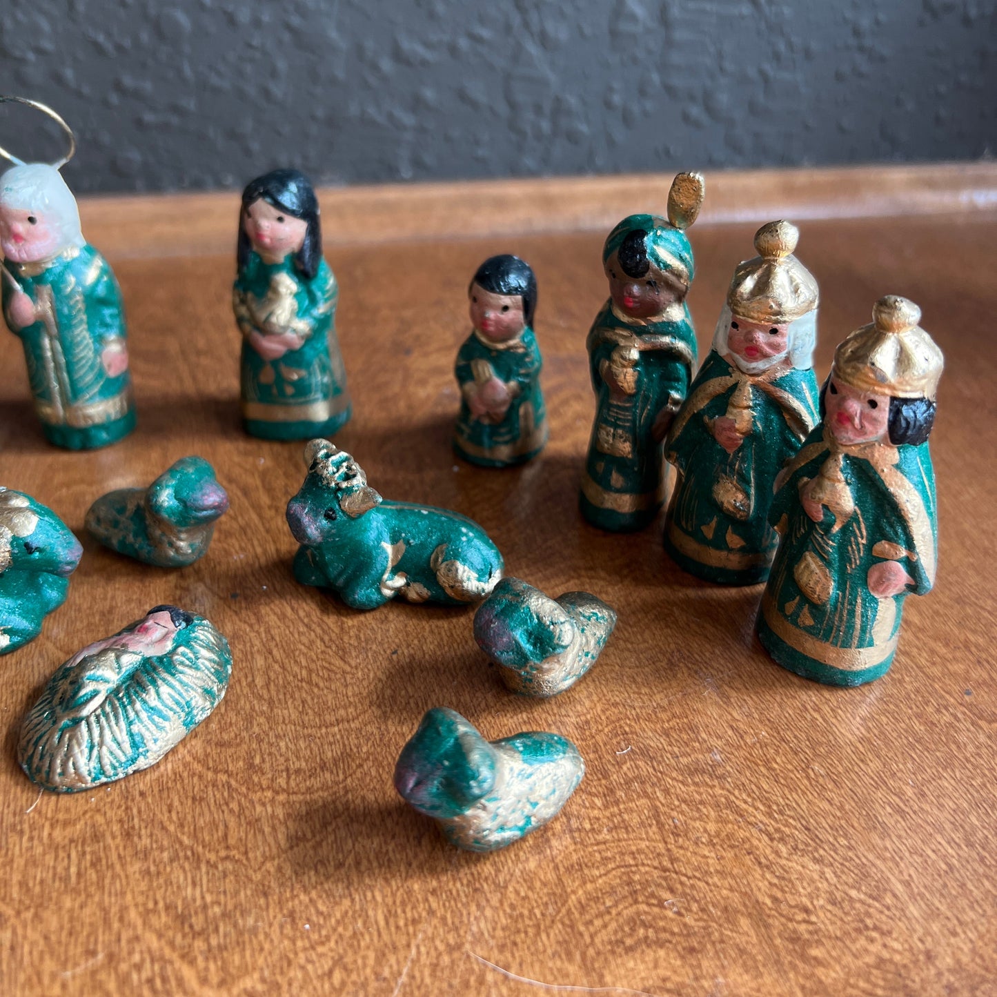 Vintage Mexican Tonala Nativity