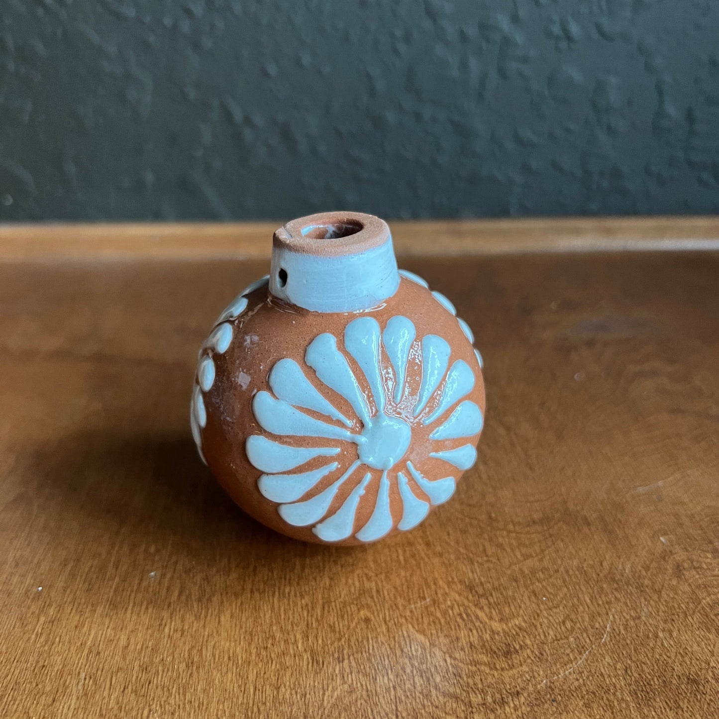 White Talavera Ornament