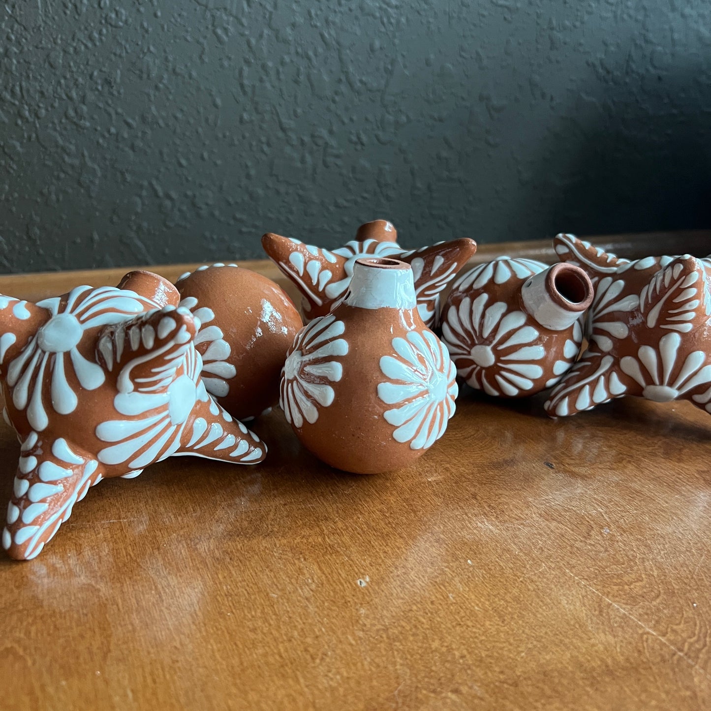White Piñata Talavera Ornament